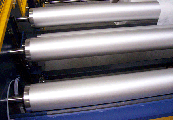 Rouleaux industriels en aluminium